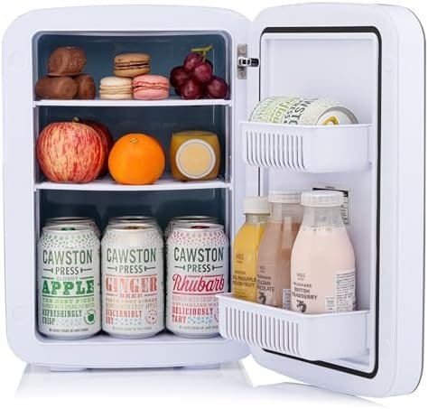 Subcold Ultra 15 Mini Fridge Cooler & Warmer | 3rd Gen | 15L capacity | Compact, Portable and Quiet | AC+DC Power Compatibility (White)