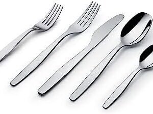 Alessi Itsumo Anf06S5 - Design Cutlery Set in 18/10 Stainless Steel, 5 Pieces