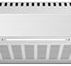 COMFEE' 60 cm Visor Cooker Hood SLIF17SS-60 LED Under Cabinet Hood Wall Mounted Extractor Fan Kitchen 600 mm Top Vented Range Hood - Stainless Steel