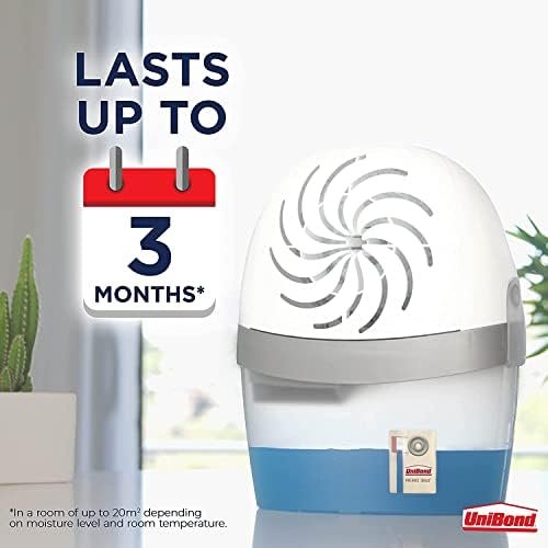 UniBond AERO 360° Moisture Absorber Lavender Garden Refill Tab, aromatherapy, ultra-absorbent and odour-neutralising, for AERO 360° Dehumidifier, Condensation Absorbers, 4 Pack (4 x 450g)