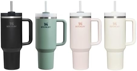 Stanley Quencher H2.0 FlowState Tumbler 1.2L - Cold For 11 Hours - Iced For 48 Hours - Water Bottle with Straw, Handle and Lid - Dishwasher Safe - Travel Mug For Cold or Hot Drinks - Shale