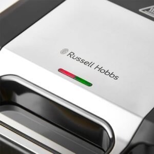 Russell Hobbs Sandwich Maker 3 in 1 Creations (Waffle maker, panini press or grill, 3 removable plates with non-stick coating, dishwashersafe parts, BPA free) 26810, Black