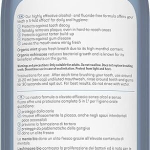 lavera Complete Care Mouthwash - with organic Mint & organic Echinacea flouride- & alcohol-free - vegan - organic (1 x 400 ml)