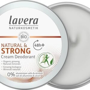 lavera Deo Creme NATURAL & STRONG 48+ h - vegan - natural cosmetics - without aluminum natural minerals - 48 hours protection - 50 ml