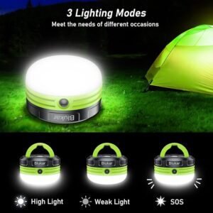 Blukar Camping Lantern, Camping Light LED Outdoor Lights, Tent Light Battery