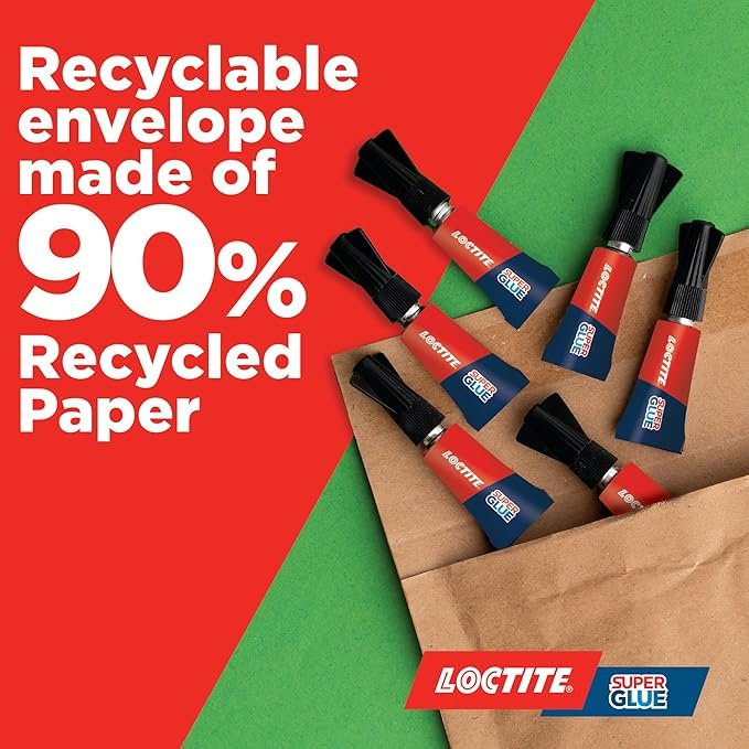 Loctite Universal, Strong All Purpose Adhesive for Repairs, Clear Glue for Various Materials, Easy to Use Instant Super Glue, Convenient Travel Size 3 x 1g x 2