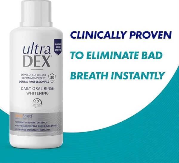 UltraDEX Daily Oral Rinse Whitening, 500 ml